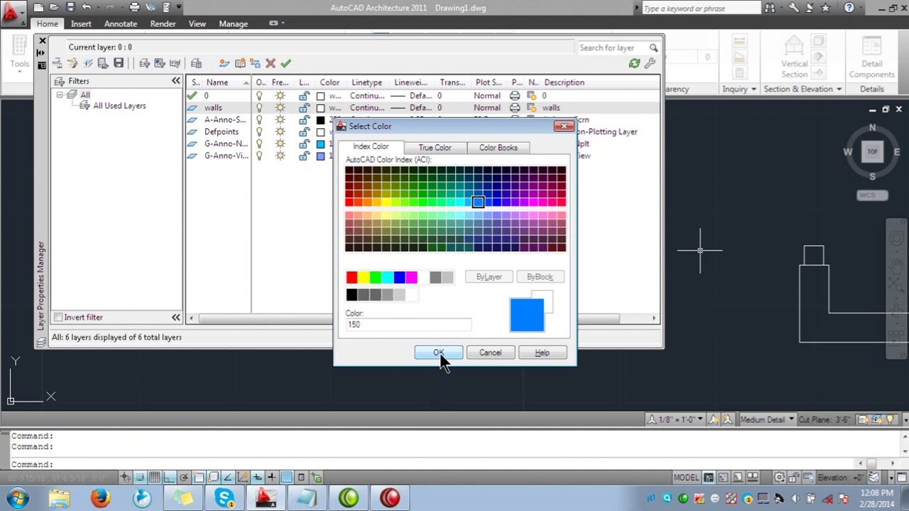 Auto Cad 2011 Tutorial in pushto class 11