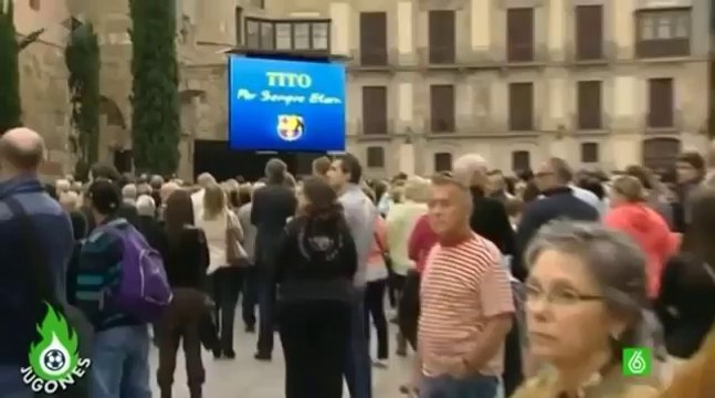 Messi Crying at Titos funeral 2014 RIP TITO (Low)