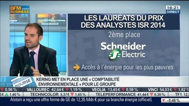 Kering reçoit le prix FIR des Analystes ISR 2014: Frédéric Vuillod, dans Intégrale Bourse - 30/04