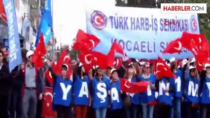 Gölcük Tersanesi İşçileri 1 Mayıs'ı Erken Kutladı Konfederasyonlar İşçiyi Siyasi Dolgu Malzemesi...