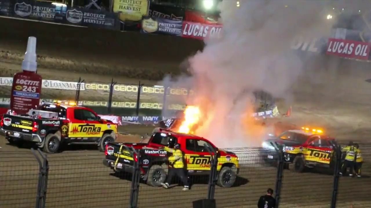Eric Barron Crash Lake Elsinore - Motorsport