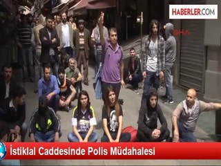 İstiklal Caddesinde Polis Müdahalesi