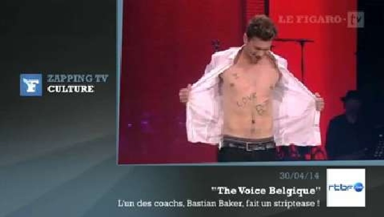 Zapping TV : le striptease sexy d'un coach de "The Voice" en Belgique