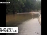 Scenes from flooding in Fla. and N.C.