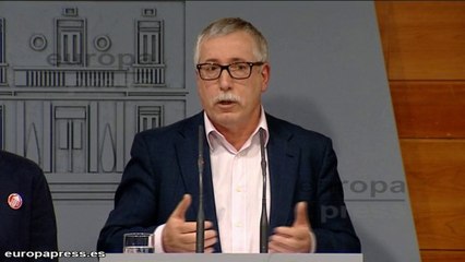 Sindicatos presentan un 'Plan Marshall' a Rajoy