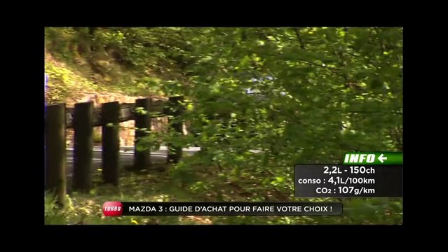 Guide d'Achat : que vaut la Mazda3 face à ses rivales ? (Emission Turbo du 27/04/2014)