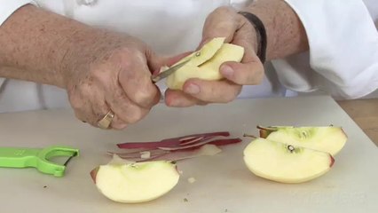 طرق مختلفه لتقطيع التفاح