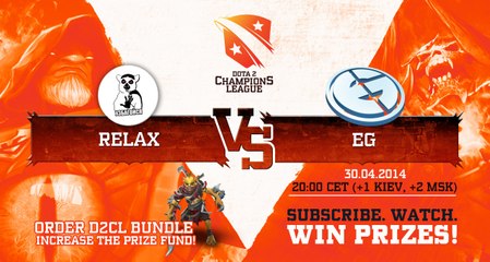 Relax vs EG game 1 @ D2CL S3 RU