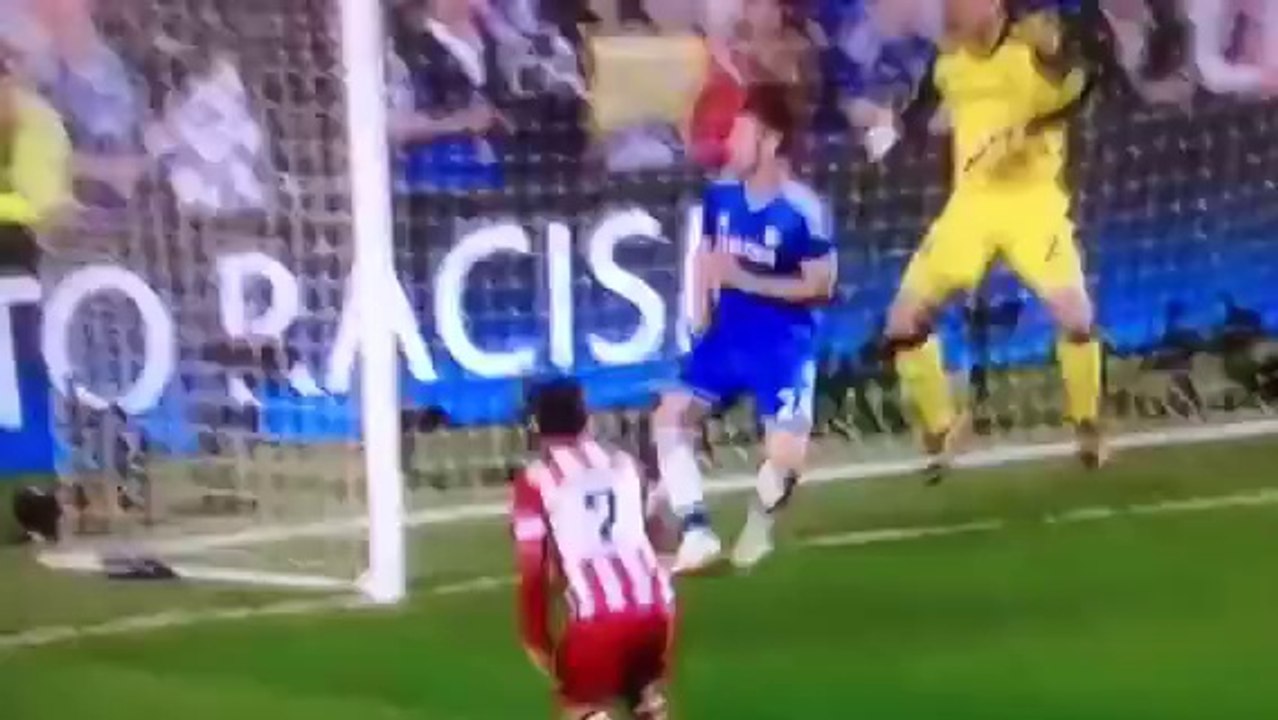 Chelsea vs Atletico madrid (1-3) le but d`adrian