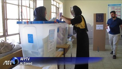 Télécharger la video: Kurds vote in Iraq's first general elections since US left