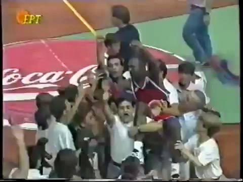 Henry Turner Stops Nikos Galis