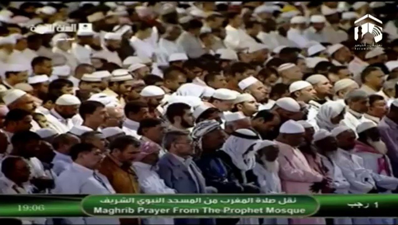 30th April 2014 Madeenah Maghrib led by Sheikh Thubayty