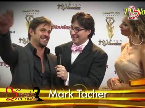 Entrevista al Jefe Mark Tacher en los Premios TV y Novelas.