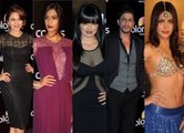 Bollywood Celebs Jacqueline Fernandez Shahrukh Madhuri Mugdha Godse Tanisha Arman Kohli at IAA Awards and COLORS Channel party