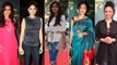 Bollywood Celebs Shilpa Shetty Roopa Vohra at Raveena Tandon's Waman Hari Pethe jewellery line launch