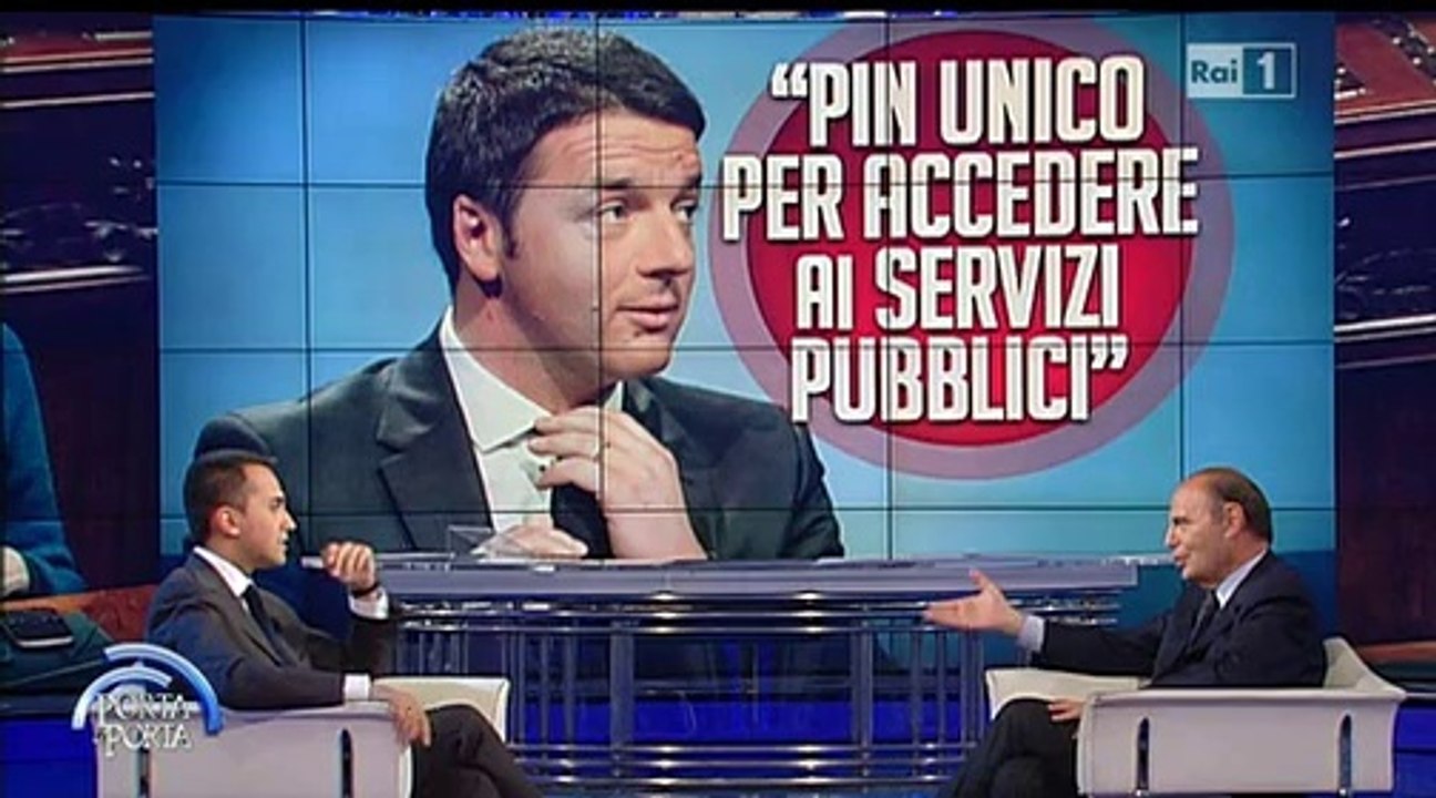 Luigi Di Maio (M5S): "Avevamo ragione noi!!" Porta a Porta 30 04 2014