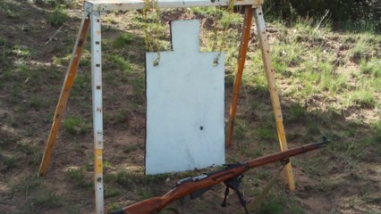 800 Yard Shot with Iron Sights! 730m!