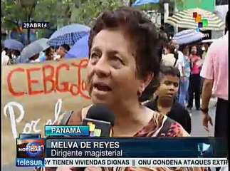 Movilizaciones de maestros en Panamá no cesan