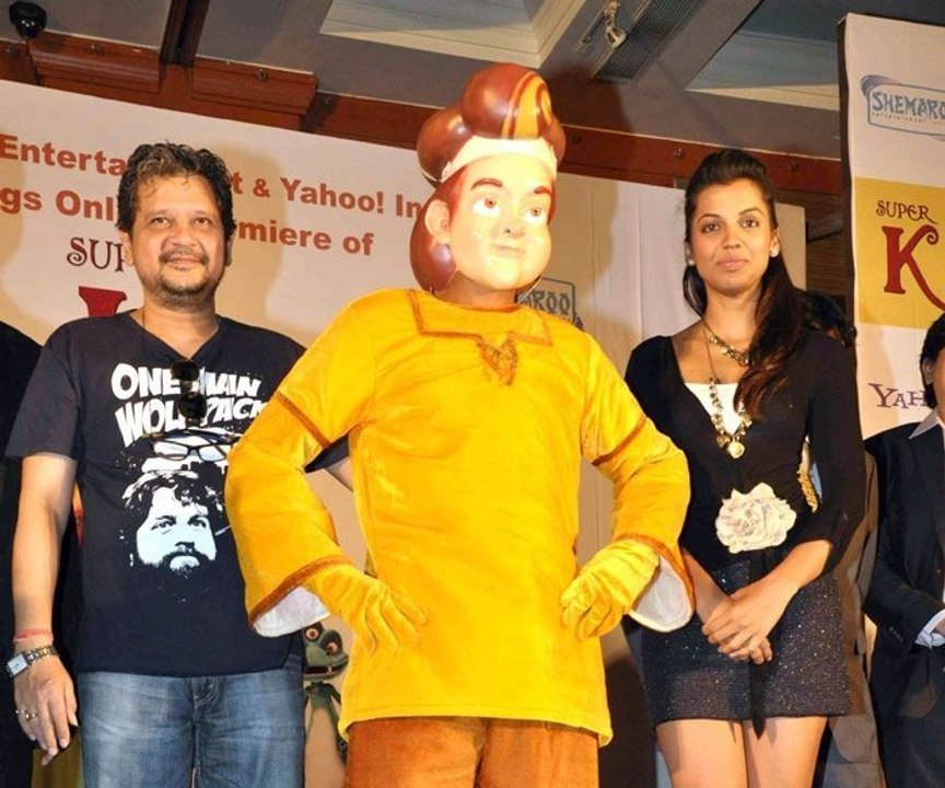 Bollywood Hot Babe Mugdha Godse at Super K animation film launch