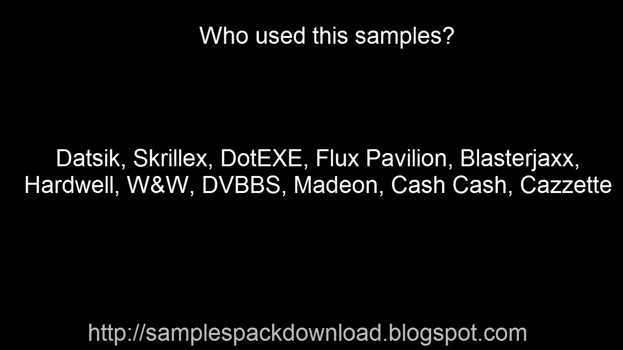 Free Download Samples Pack and Presets