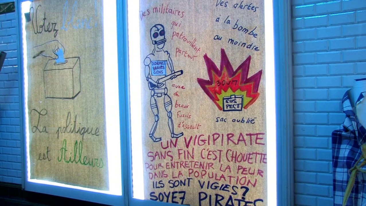 Action Antipub le 25 avril 2014 à Paris