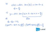 Examen selectividad ondas Madrid. Determine la velocidad de propagación de la onda