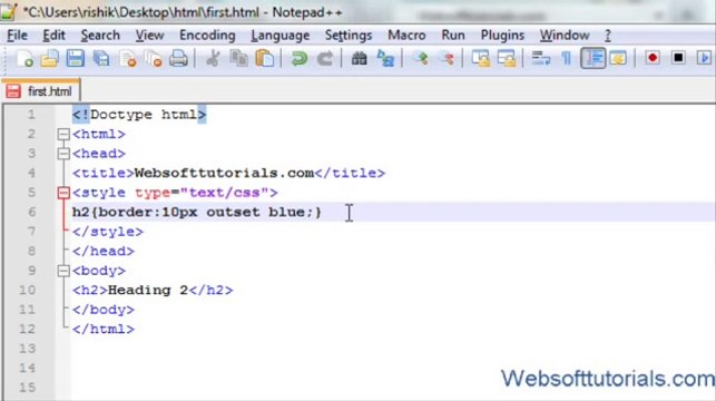 html and css in hindi _ urdu Tutorial - 24 - styling borders with css
