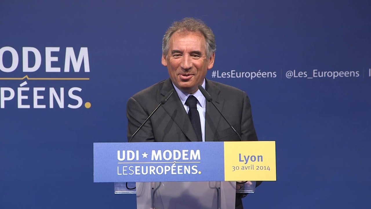 Discours de François Bayrou à Lyon - 30 avril