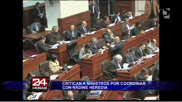 Desde el Congreso llueven críticas a Nadine Heredia por declaraciones en Cosas