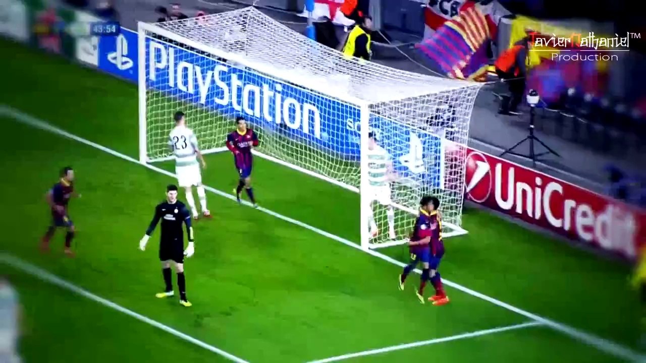 Neymar All Goals _ Assists UEFA Champions League 2013 - 2014