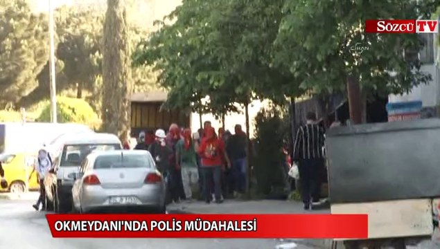Okmeydanı'nda polis müdahalesi