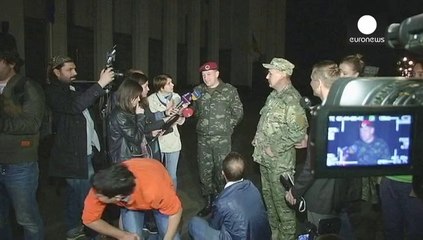 Ukrayna'da başkent Kiev'in olası işgaline karşı tatbikat