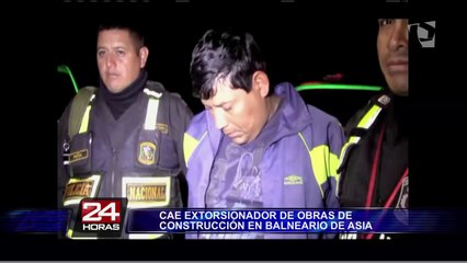Cañete: la policía capturó a sujeto que transportaba gran cantidad de armamento