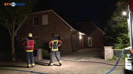 Tuinhuis brandt uit in Scheemda - RTV Noord