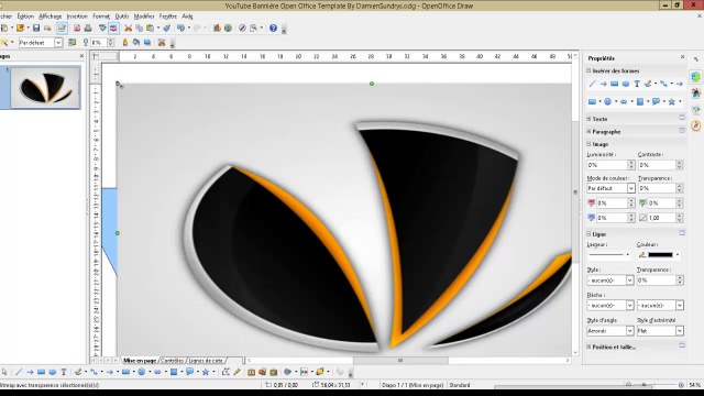 tuto pour debutant #2 [faire une banniere avec open office]