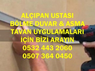 Alçıpan Ustası Merter,05073640450,Alçıpancı,Bölme Duvar,Asmatavan,Uygulama Fiyatları