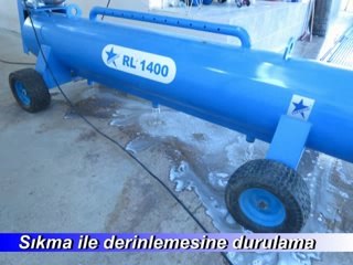 Tekerlekli boru tipi halı sıkma makinası