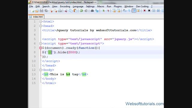 jquery tutorials in hindi _ urdu - 4 - jquery document.ready function