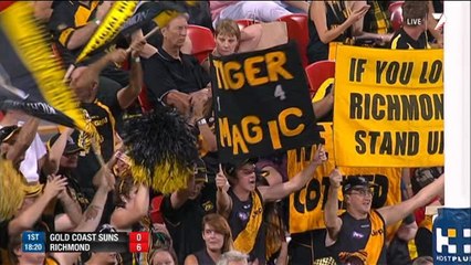 AFL 2014 Round 1 - Gold Coast v Richmond 1st Quarter x264