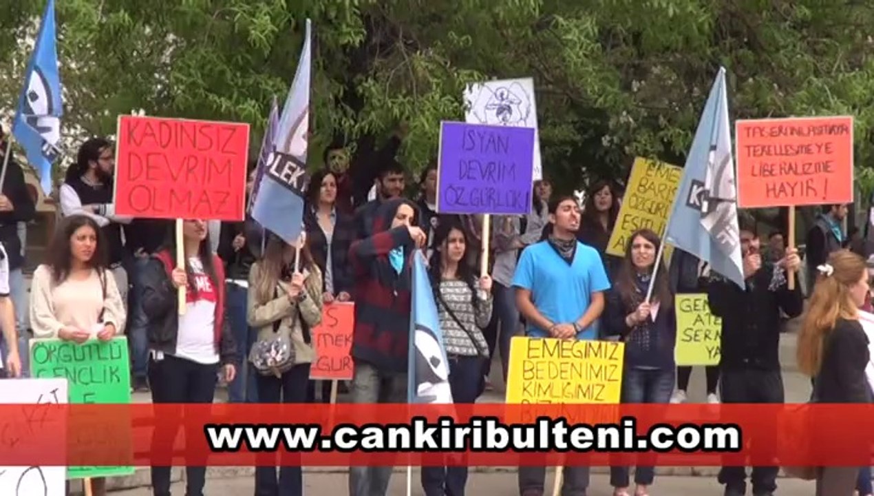 Çankırı'da 1 Mayıs Böyle Kutlandı