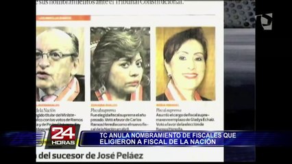 TC anuló nombramientos de fiscales supremas que eligieron a Carlos Ramos