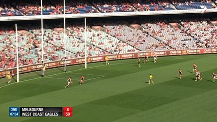 AFL 2014 Round 2 - Melbourne v West Coast 2nd Qtr x264