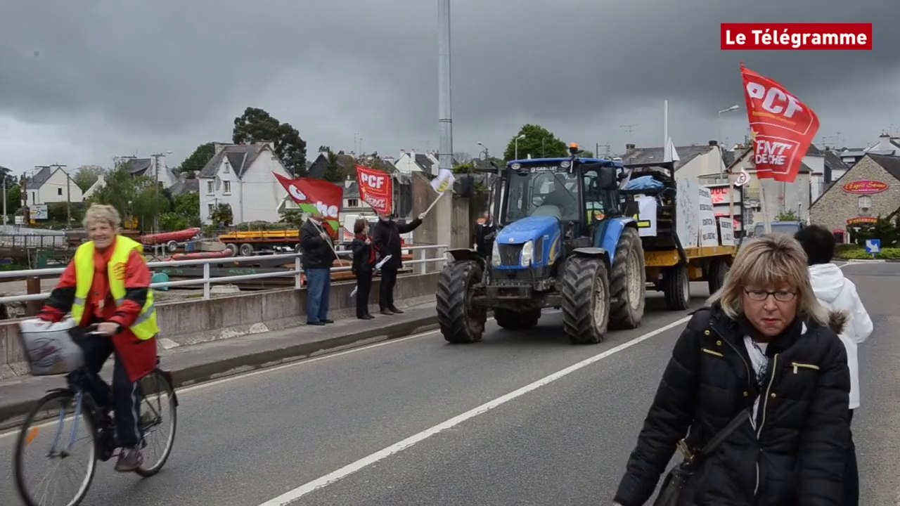 Vannes. Le convoi pour Notre-Dame des Landes poursuit sa route