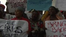 Protesters urge Nigeria to step up hunt for girls abducted by Islamists