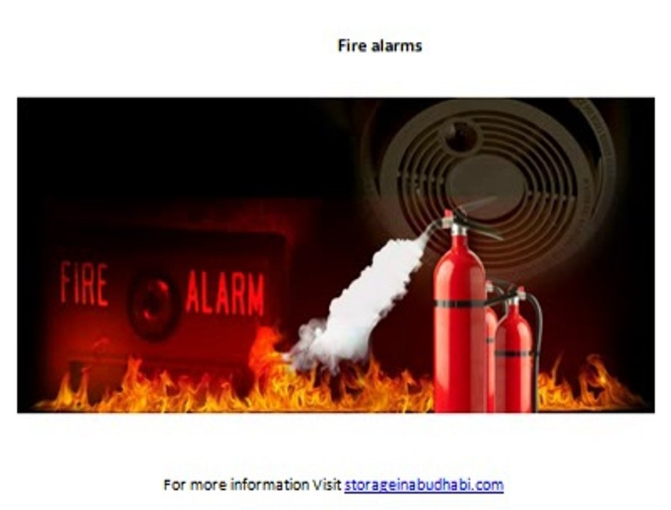 Different Kinds of Security Systems Used In a Storage Unit -Storage Abudhabi