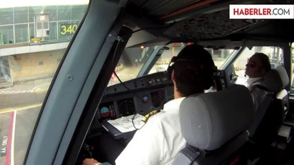 Kokpitten Londra'ya İniş