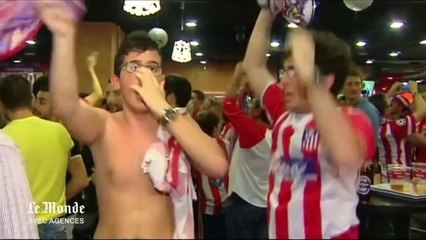 Tải video: Ligue des champions : explosions de joie des supporters de l'Atlético à Madrid