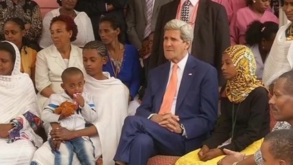 Kerry praises public health progress in Ethiopia