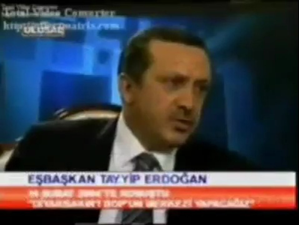 Recep Tayyip Erdoğan, BOP/GOP başkanı olduğunu gururla anlatıyor - www.halkhaber.org