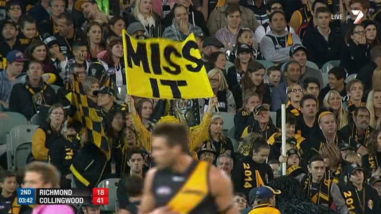 AFL 2014 Round 4 - Richmond v Collingwood 2nd Qtr